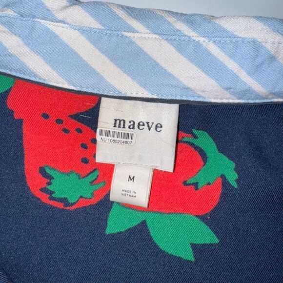 Maeve “The Paz” Printed Buttondown Shirt | Medium | Anthropologie - Picture 7 of 11